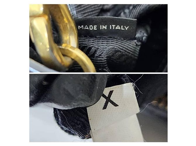 PRADA Saffiano Medium Galleria Double Zip Tote Nero - vista 5