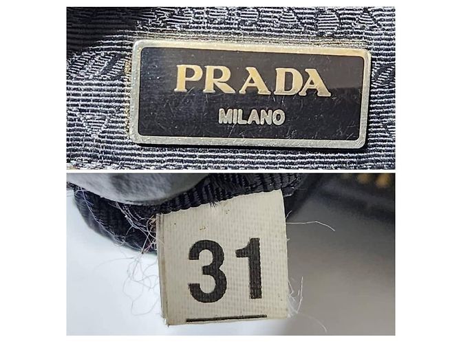 PRADA Saffiano Medium Galleria Double Zip Tote Nero - vista 9