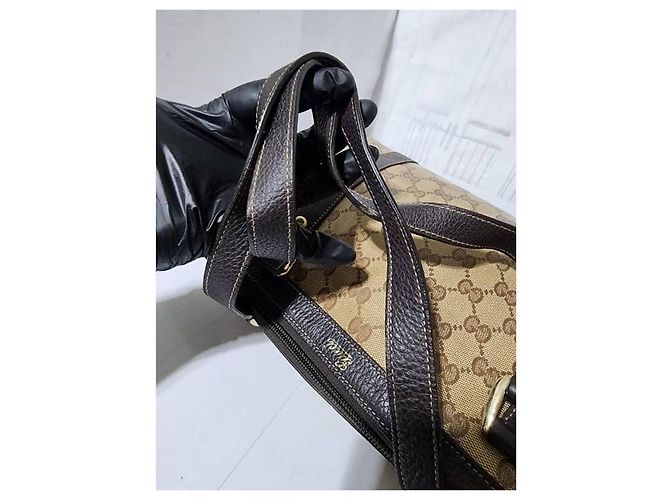 GUCCI Crystal Monogram Medium Abbey Tote Braun - Ansicht 11