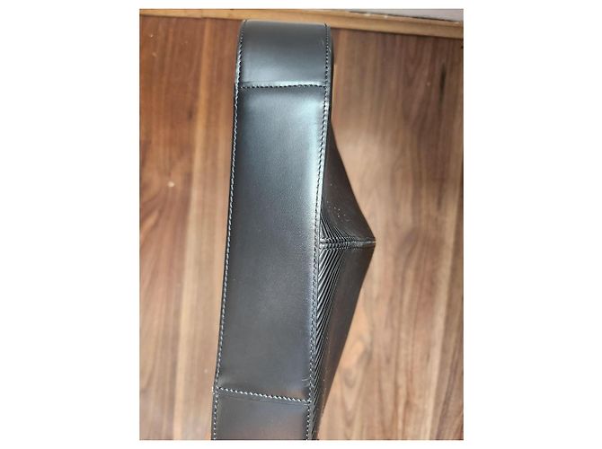 Autre Marque Louis Vuitton Epi Reverie Borsa in pelle nera Nero - vista 8