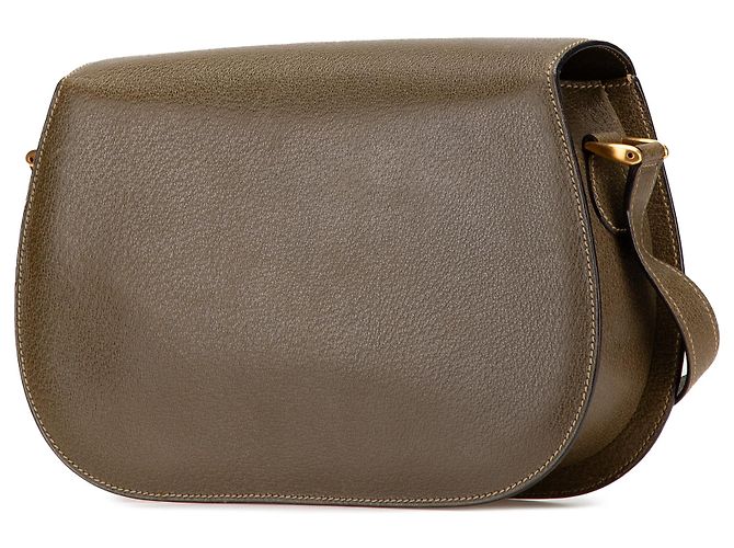 Bamboo Borsa a tracolla in pelle marrone Gucci con bambù - vista 2