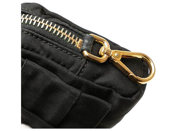 Bow Pochete Prada em tessuto preto com laço Fiocco - vista 10
