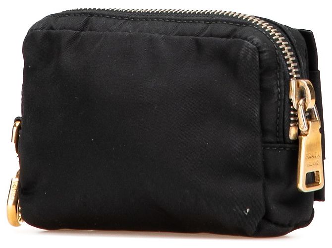 Bow Pochete Prada em tessuto preto com laço Fiocco - vista 2