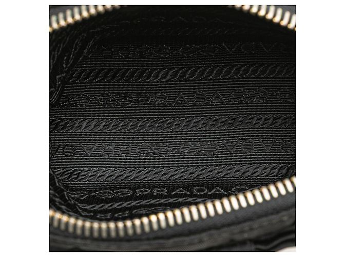Bow Pochete Prada em tessuto preto com laço Fiocco - vista 4