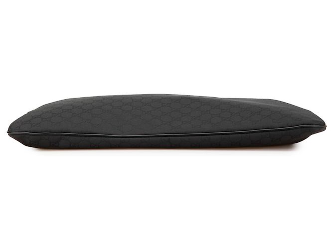 Borsa a tracolla in nylon GG nera di Gucci Nero - vista 3