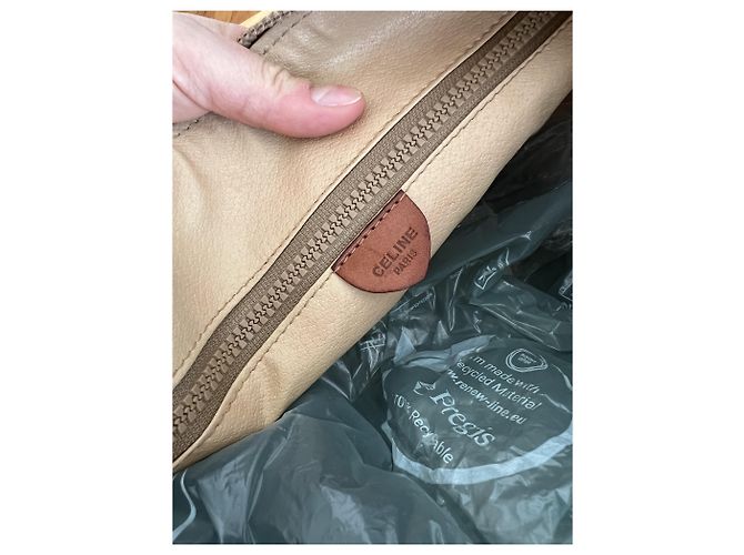 Céline Bolsa de viaje Macadam Castaño Beige - vista 4