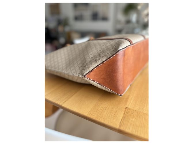 Céline Bolsa de viaje Macadam Castaño Beige - vista 9
