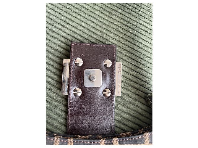 Borsa croissant Fendi zucca Marrone Cioccolato - vista 6