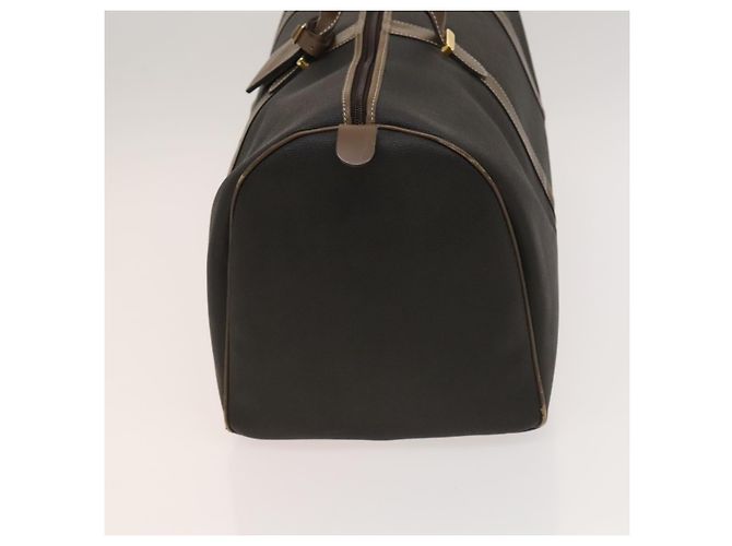 Alfred Dunhill Borsa Boston Dunhill in PVC marrone Auth am8180 - vista 3