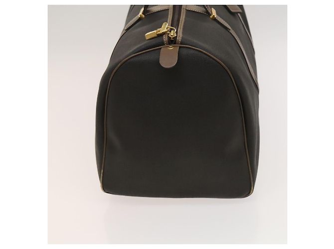 Alfred Dunhill Borsa Boston Dunhill in PVC marrone Auth am8180 - vista 4