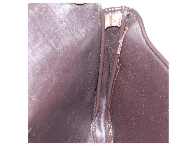 Borsa a spalla in tela Trotter Christian Dior marrone oro Auth 123499 D'oro - vista 18