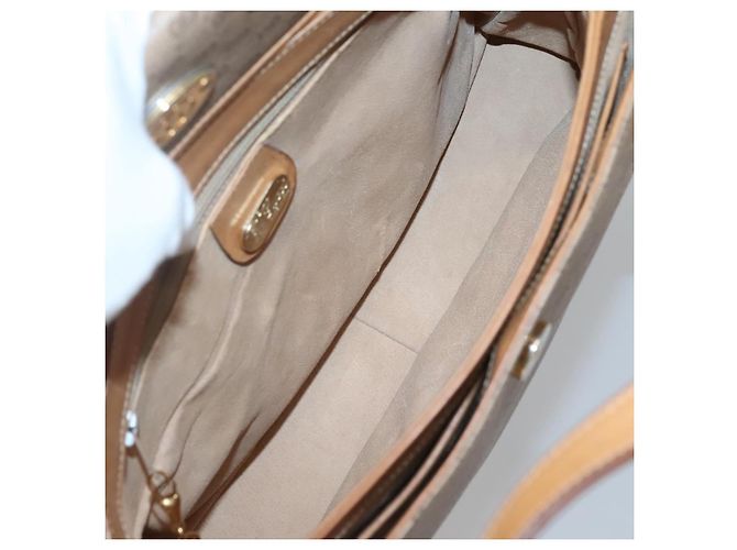 Gucci Borsa a mano Micro GG Supreme in PVC beige e oro 000 46 4857 Auth BA2398 D'oro - vista 10