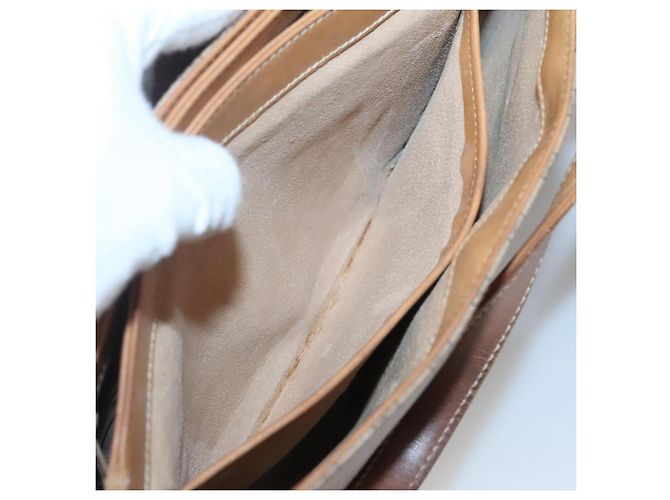 Gucci Borsa a mano Micro GG Supreme in PVC beige e oro 000 46 4857 Auth BA2398 D'oro - vista 11