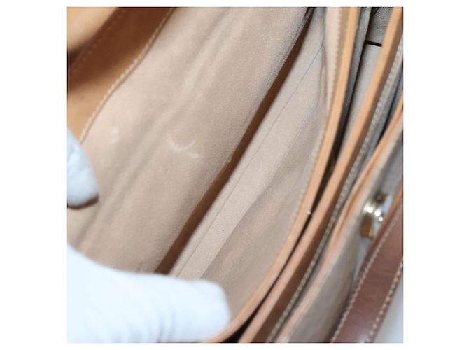 Gucci Borsa a mano Micro GG Supreme in PVC beige e oro 000 46 4857 Auth BA2398 D'oro - vista 22