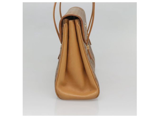 Gucci Borsa a mano Micro GG Supreme in PVC beige e oro 000 46 4857 Auth BA2398 D'oro - vista 3