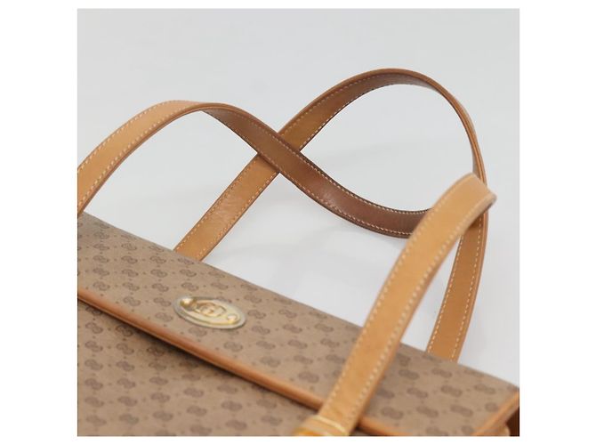Gucci Borsa a mano Micro GG Supreme in PVC beige e oro 000 46 4857 Auth BA2398 D'oro - vista 8