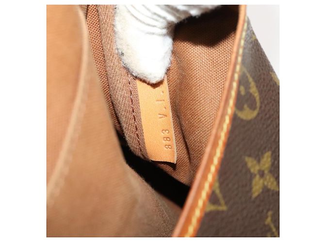 LOUIS VUITTON Borsa a Spalla Monogram Saumur 35 M42254 LV Auth ac3749 Monogramma - vista 12