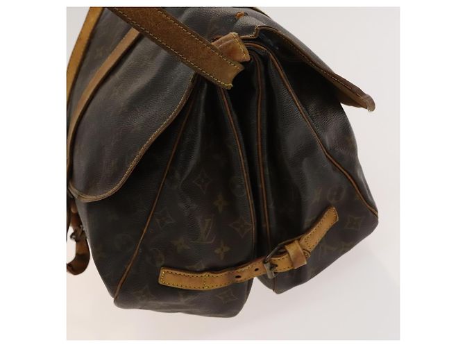 LOUIS VUITTON Borsa a Spalla Monogram Saumur 35 M42254 LV Auth ac3749 Monogramma - vista 3