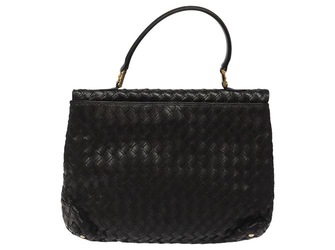 Borsa a mano BALLY in pelle nera e oro Auth BA2296 Nero D'oro - vista 2