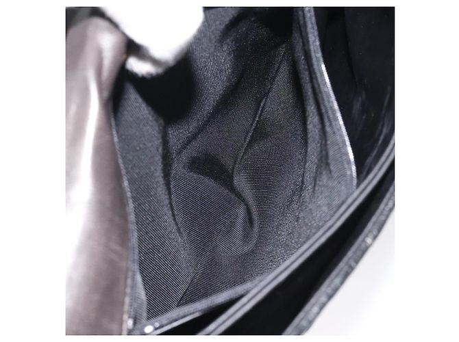 Borsa a mano BALLY in pelle nera e oro Auth BA2296 Nero D'oro - vista 23