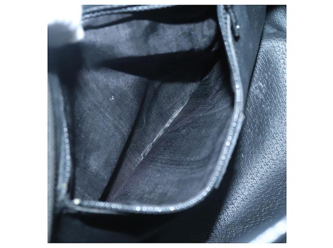 Céline Borsa a mano CELINE in pelle nera e oro Auth 120782 Nero D'oro - vista 11
