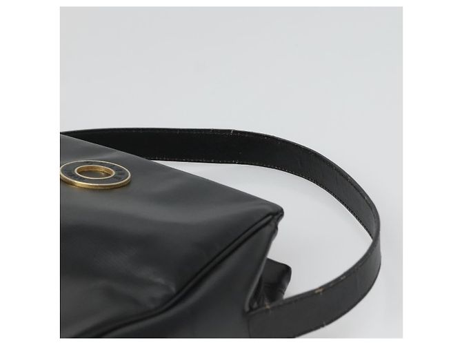 Céline Borsa a mano CELINE in pelle nera e oro Auth 120782 Nero D'oro - vista 14