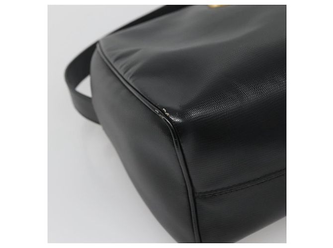Céline Borsa a mano CELINE in pelle nera e oro Auth 120782 Nero D'oro - vista 15