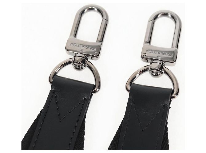 LOUIS VUITTON Monogram Shadow Clutch scatola Borsa Clutch Nera M12876 LV Auth BA1720SM Nero - vue 27