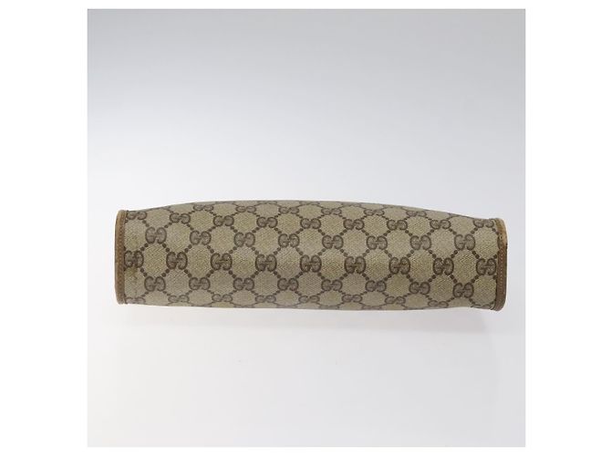 GUCCI GG Plus Supreme Clutch Bag PVC Beige 97 01 037 Auth am8392 - vista 6