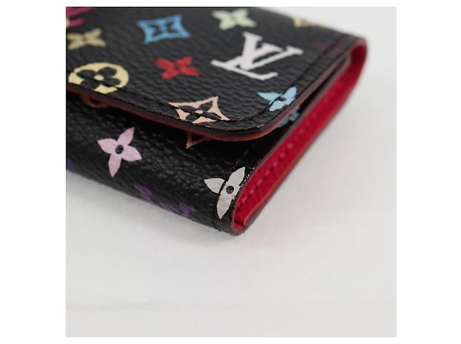 LOUIS VUITTON Multicolor Multicles 4 Key Case Black M93732 LV Auth 123309AV - view 14