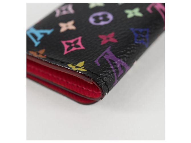 LOUIS VUITTON Multicolor Multicles 4 Key Case Black M93732 LV Auth 123309AV - view 15