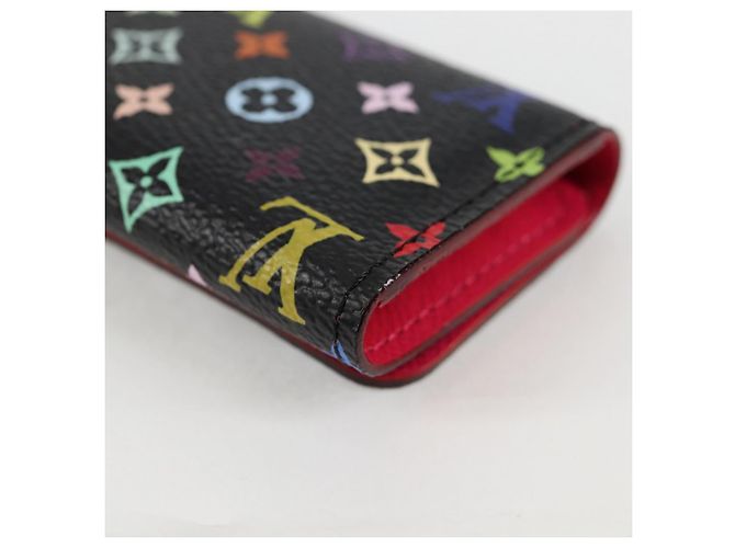 LOUIS VUITTON Multicolor Multicles 4 Key Case Black M93732 LV Auth 123309AV - view 16