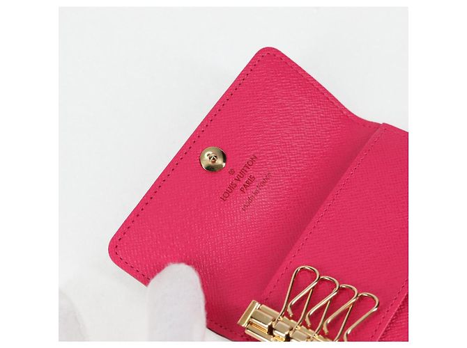 LOUIS VUITTON Multicolor Multicles 4 Key Case Black M93732 LV Auth 123309AV - view 18