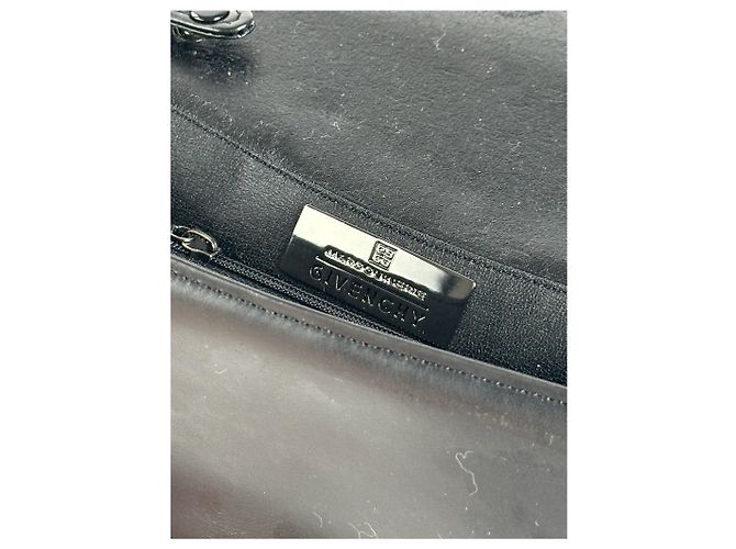 Vintage Givenchy Ledertasche schwarz - Ansicht 12