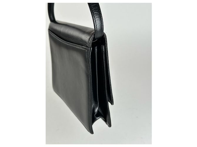 Vintage Givenchy Ledertasche schwarz - Ansicht 4