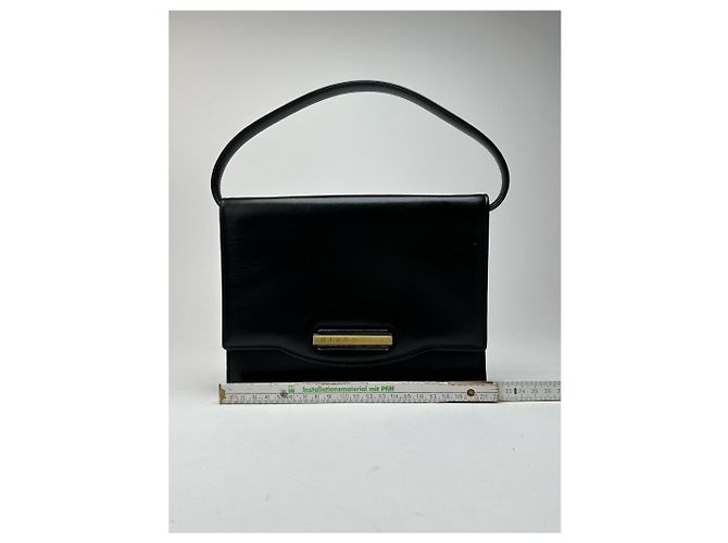 Vintage Givenchy Ledertasche schwarz - Ansicht 7