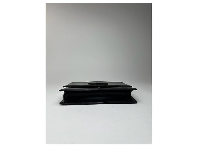 Vintage Givenchy Ledertasche schwarz - Ansicht 9