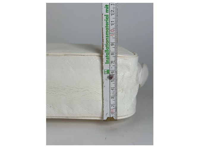 Vintage Courreges Patent Leather bag white new - view 12