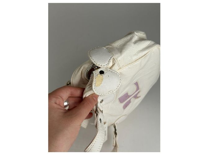 Vintage Courreges Patent Leather bag white new - view 3