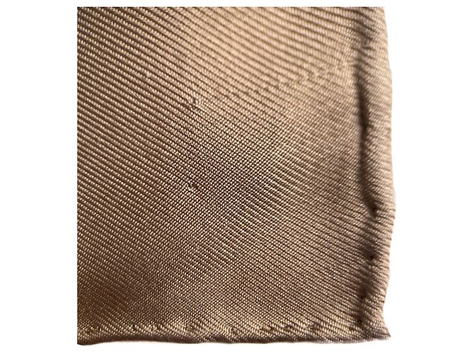 Gucci Bicolor Seidenfoulard mit Flechtmuster Mehrfarben - Ansicht 7