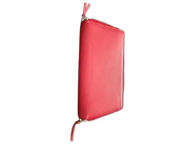 Balenciaga Zippy Leder Geldbörse lang rot - Ansicht 2