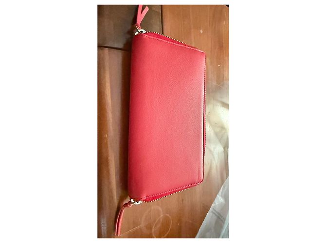 Balenciaga Zippy Leder Geldbörse lang rot - Ansicht 3