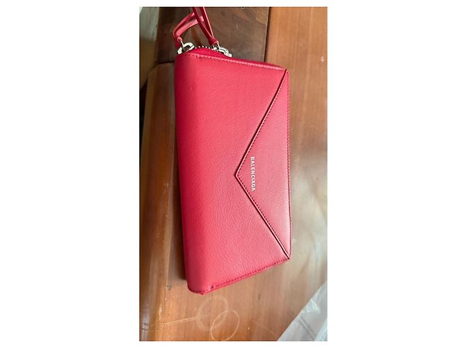 Balenciaga Zippy Leder Geldbörse lang rot - Ansicht 4