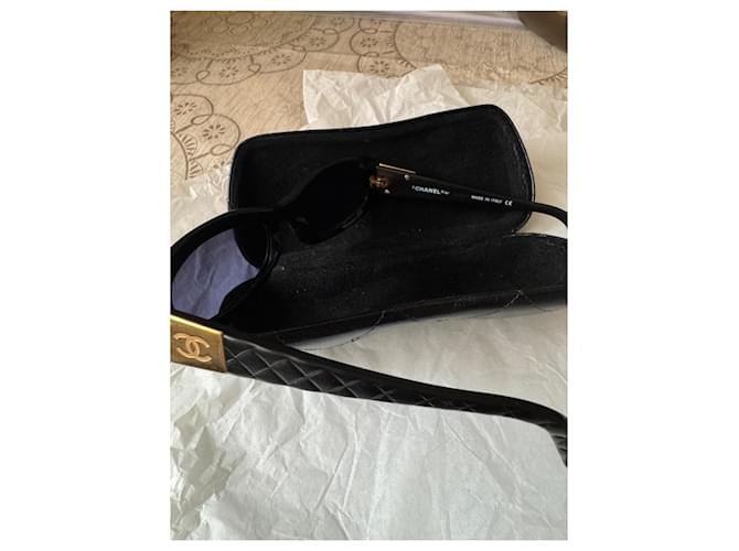 Cambon Gafas de sol Chanel Negro Dorado - vista 4