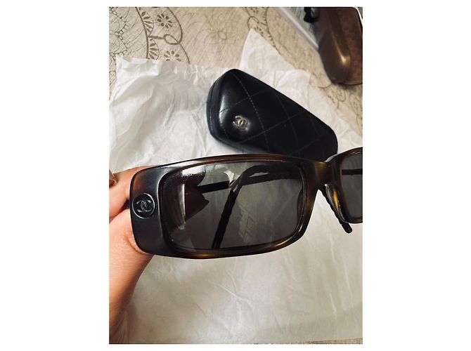 Cambon Gafas de sol Chanel Castaño - vista 2