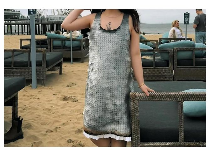 Marni Sequin Dress Multicolour Polyester Multiple colors - view 10