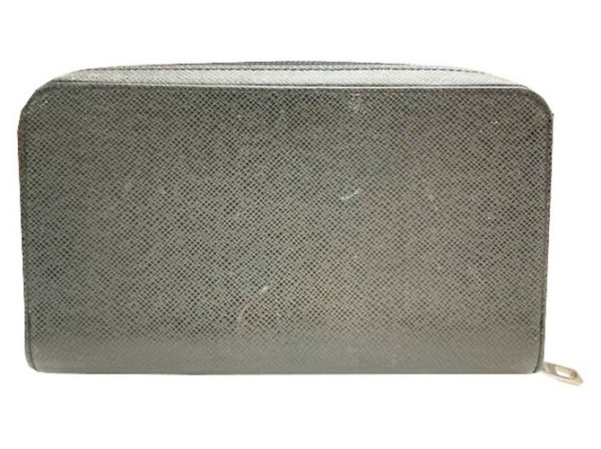 Zippy Louis Vuitton Taiga Ardoise Long Wallet Grey - view 2