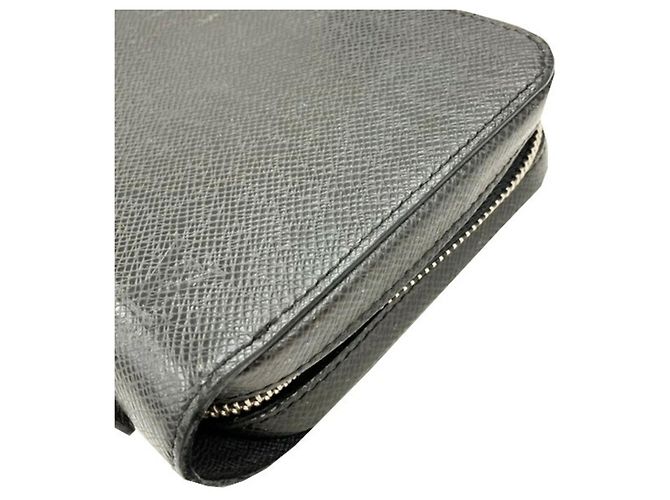 Zippy Louis Vuitton Taiga Ardoise Long Wallet Grey - view 5