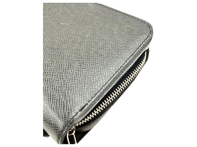 Zippy Louis Vuitton Taiga Ardoise Long Wallet Grey - view 7