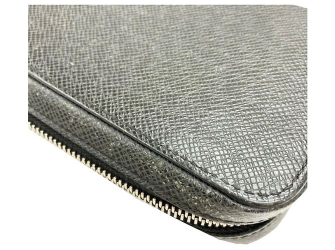 Zippy Louis Vuitton Taiga Ardoise Long Wallet Grey - view 8